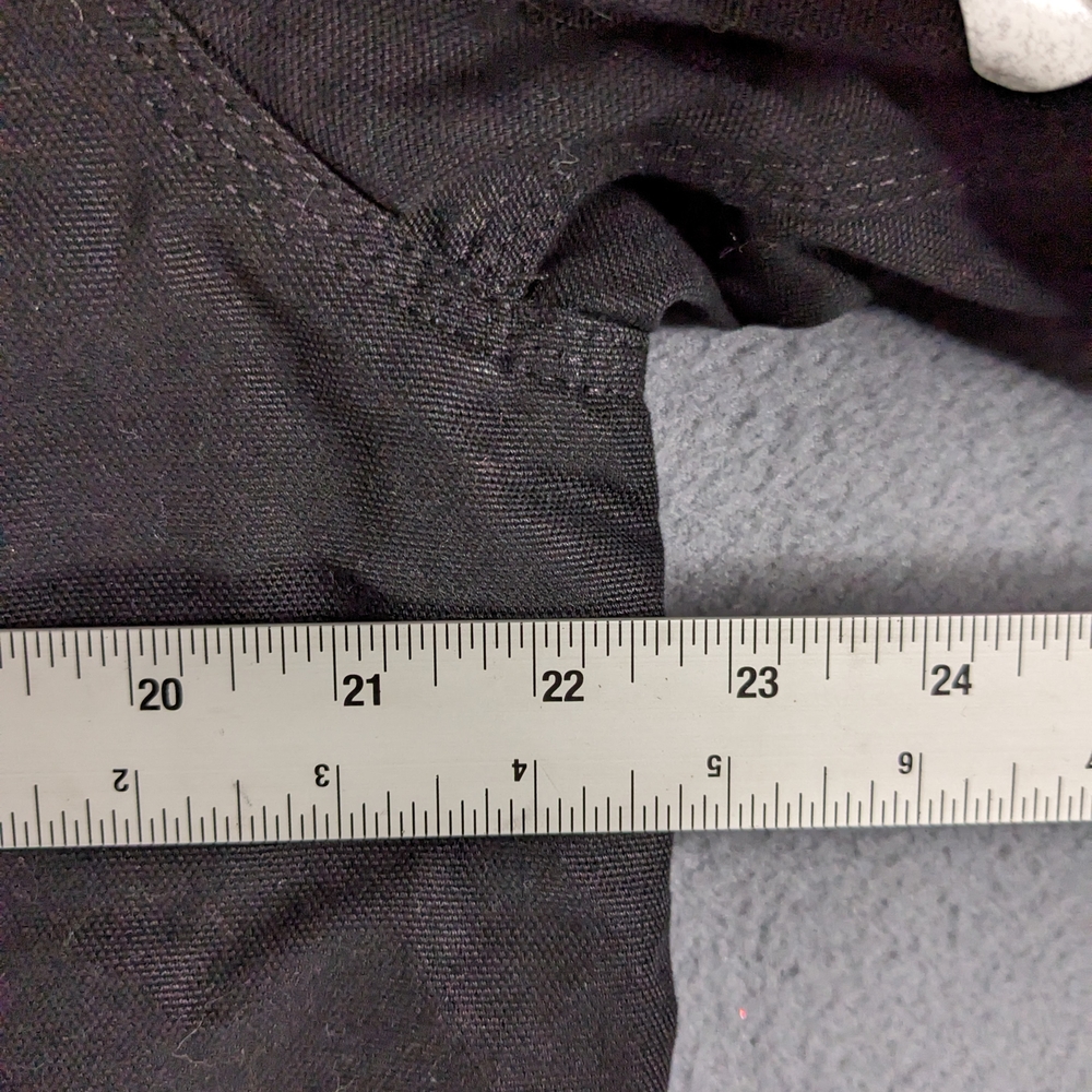 Carhartt Men's Black Canvas Jacket Flannel Lined FedEx Relaxed Fit Size Medium - Picture 12 of 12